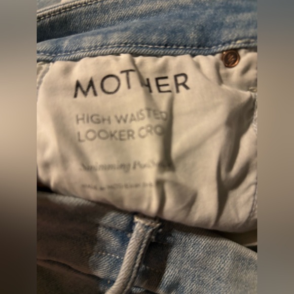 MOTHER JEANS high waisted looker crop size 25 - Picture 5 of 6